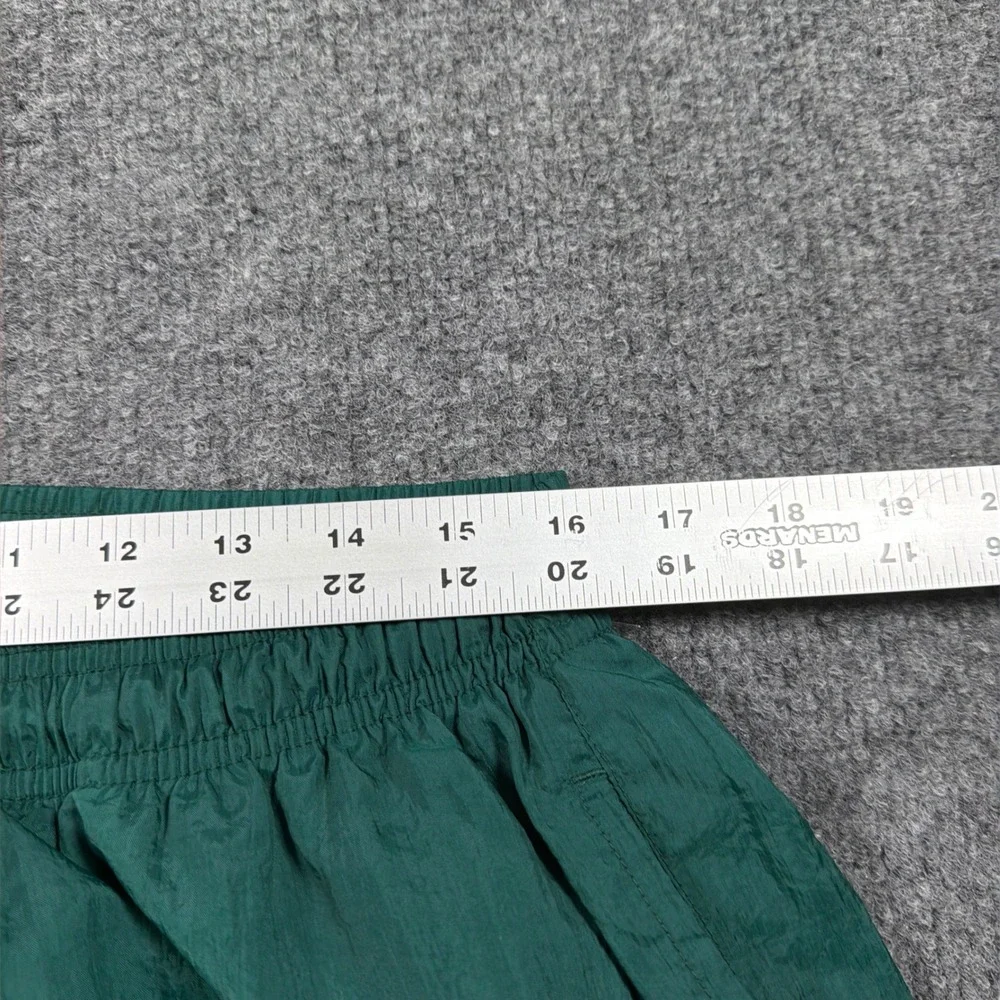 Vintage Adidas Nylon Track Pants Lined Mens XL Green Windbreaker Joggers Zipper
